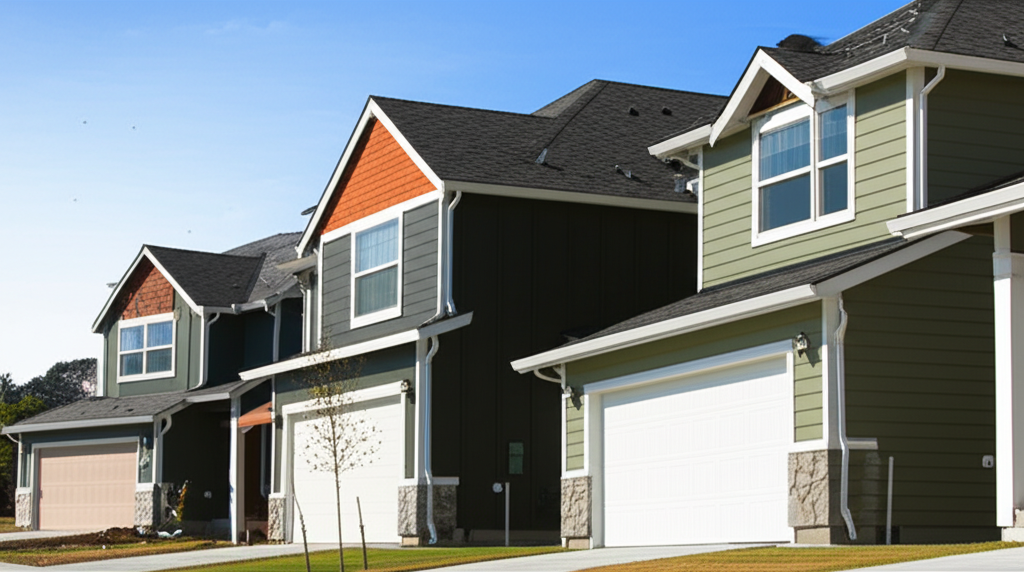 New construction gutter installation in Airway Heights