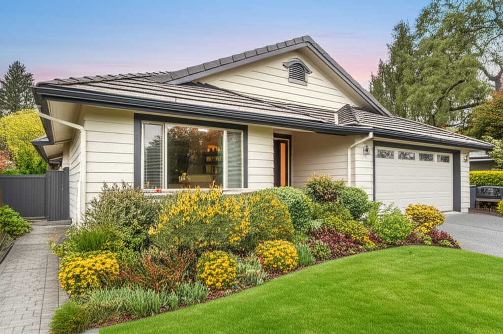 Luxury home gutter installation in Dalton Gardens