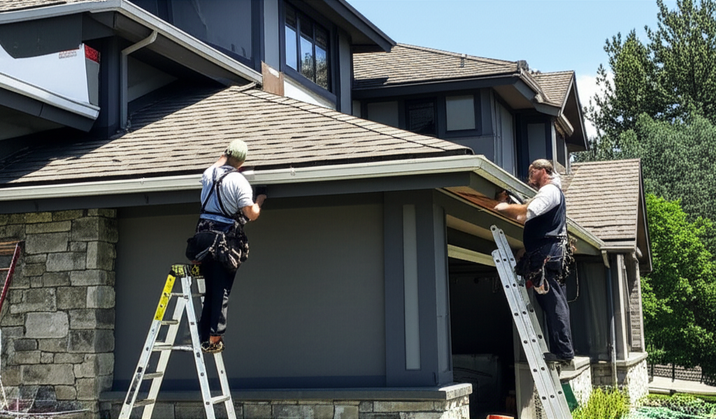 Professional gutter installation in Liberty Lake, Washington