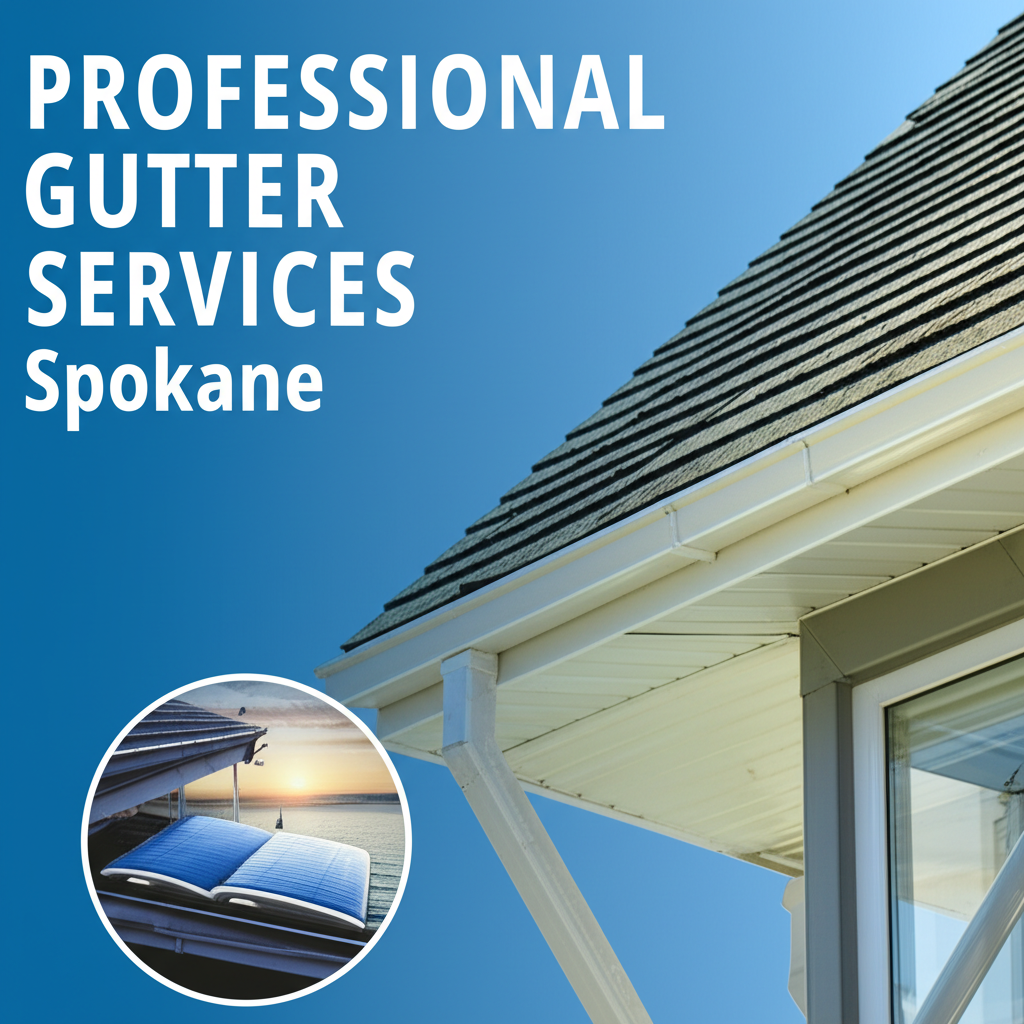 Professional gutter installation and repair services in Spokane, Washington